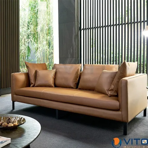 Ghế sofa da được cung cấp nhiều mẫu mã đa dạng tại nội thất VITO