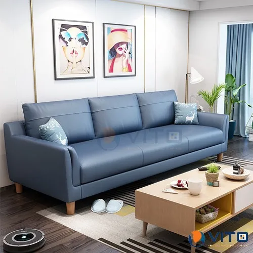 Ghế sofa da của nội thất VITO mang nhiều đặc điểm an toàn với môi trường 