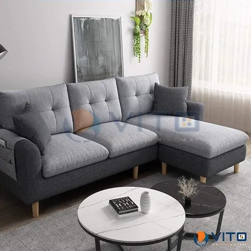 Sofa góc L phổ biến 