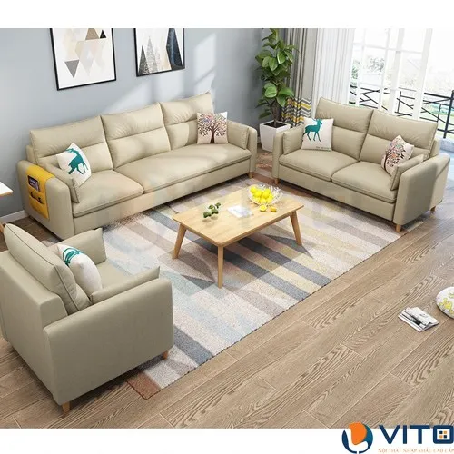 Sofa làm bằng nỉ cao cấp