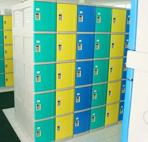 Mẫu tủ locker nhựa hiện đại và trẻ trung