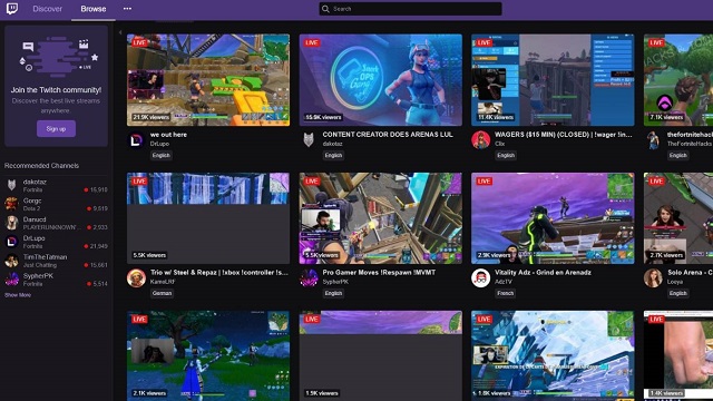 Twitch là nơi diễn ra những giải game lớn trên thế giới