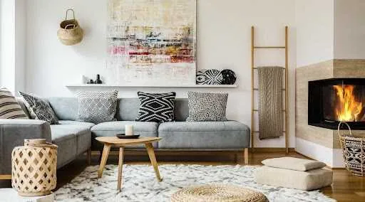 Gối tựa lưng hình vuông cho sofa 