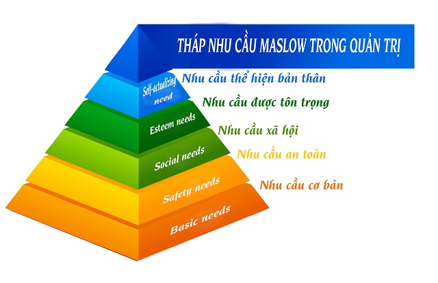 Tháp nhu cầu này được áp dụng trong quản trị nhân sự giúp hiểu rõ hơn về nhu cầu của nhân viên