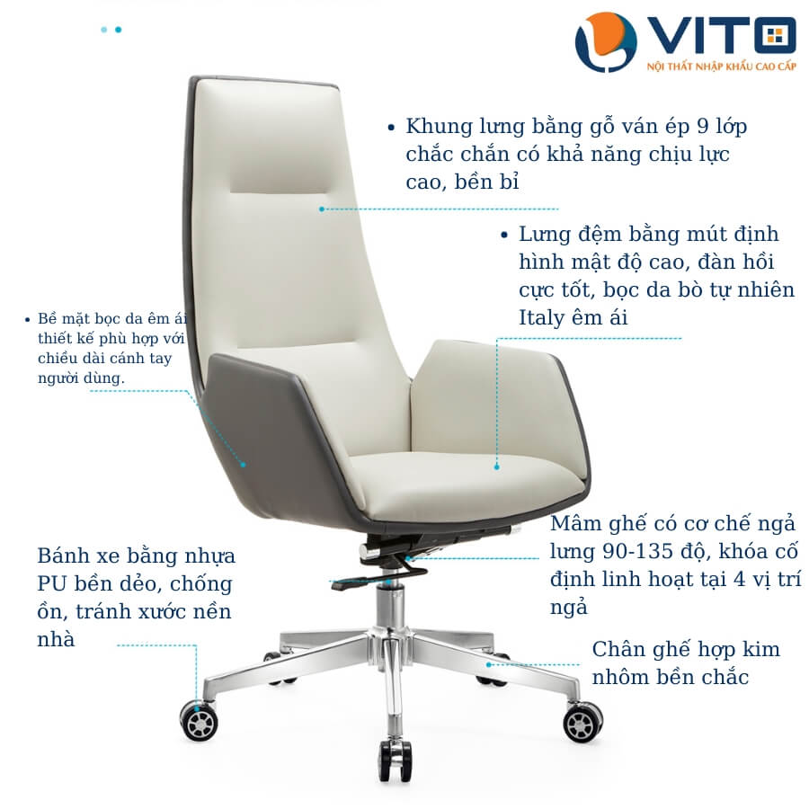 Ghế giám đốc Vito GGDV - A8870