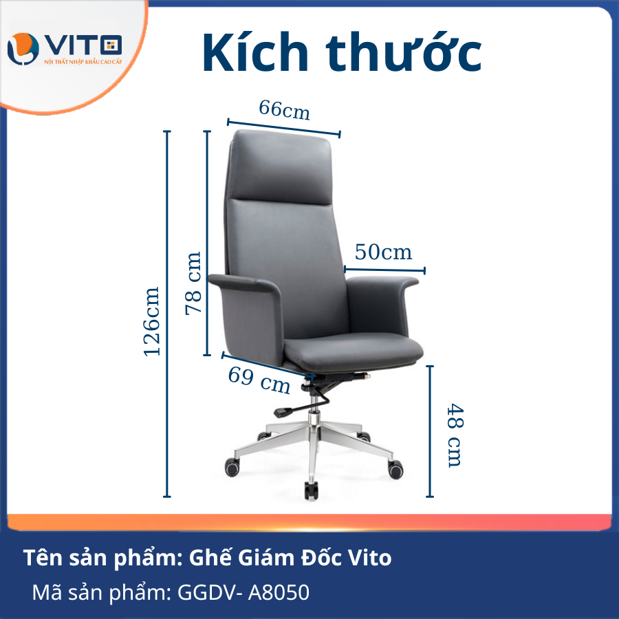 Ghế giám đốc Vito GGDV- A8050