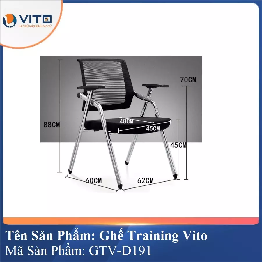 Ghế Đào Tạo Cao Cấp Vito GTV-D191