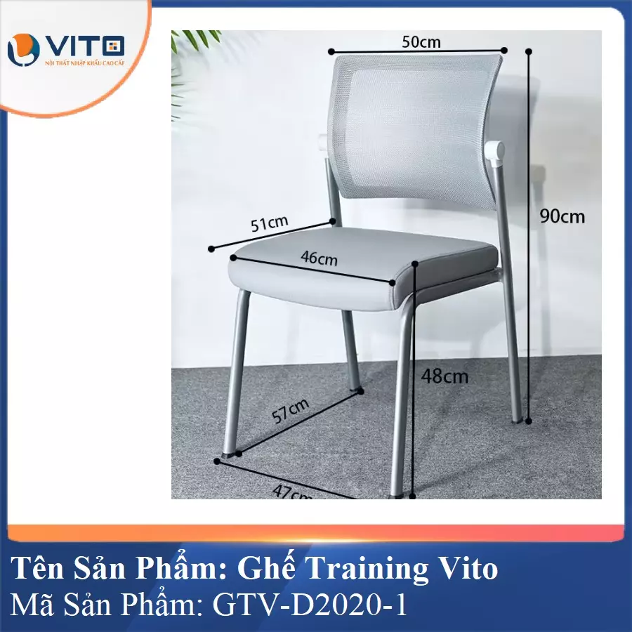 Ghế Đào Tạo Cao Cấp Vito GTV-D2020-1