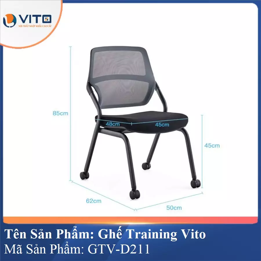 Ghế Đào Tạo Cao Cấp Vito GTV-D211