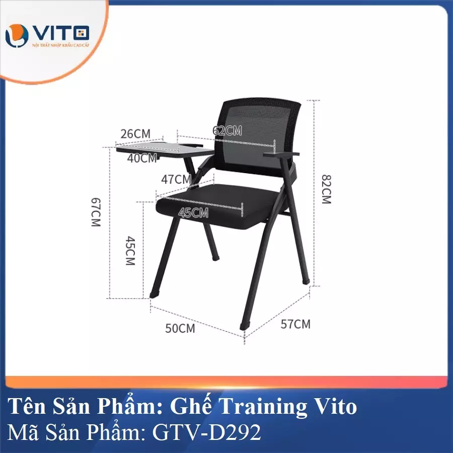 Ghế Đào Tạo Cao Cấp Vito GTV-D292