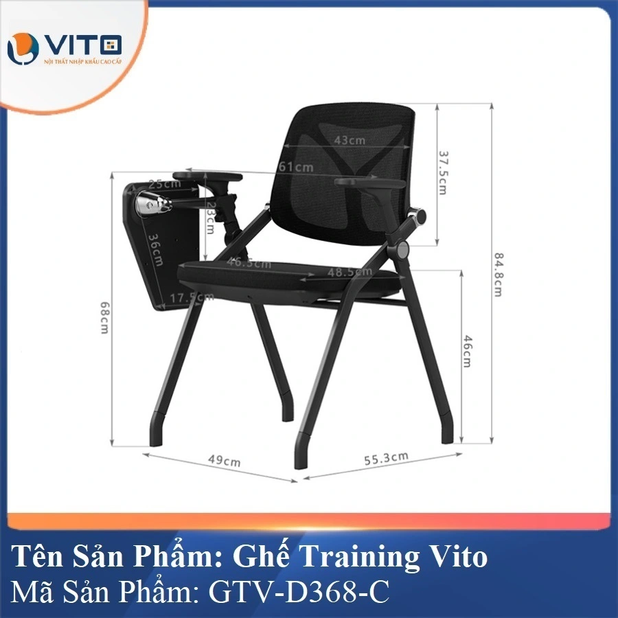 Ghế Đào Tạo Cao Cấp Vito GTV-D368-C