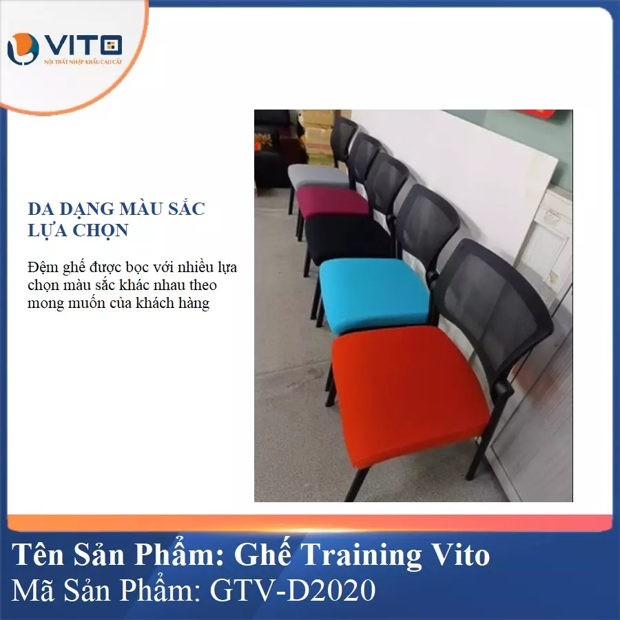 Ghế Đào Tạo Cao Cấp Vito GTV-D2020