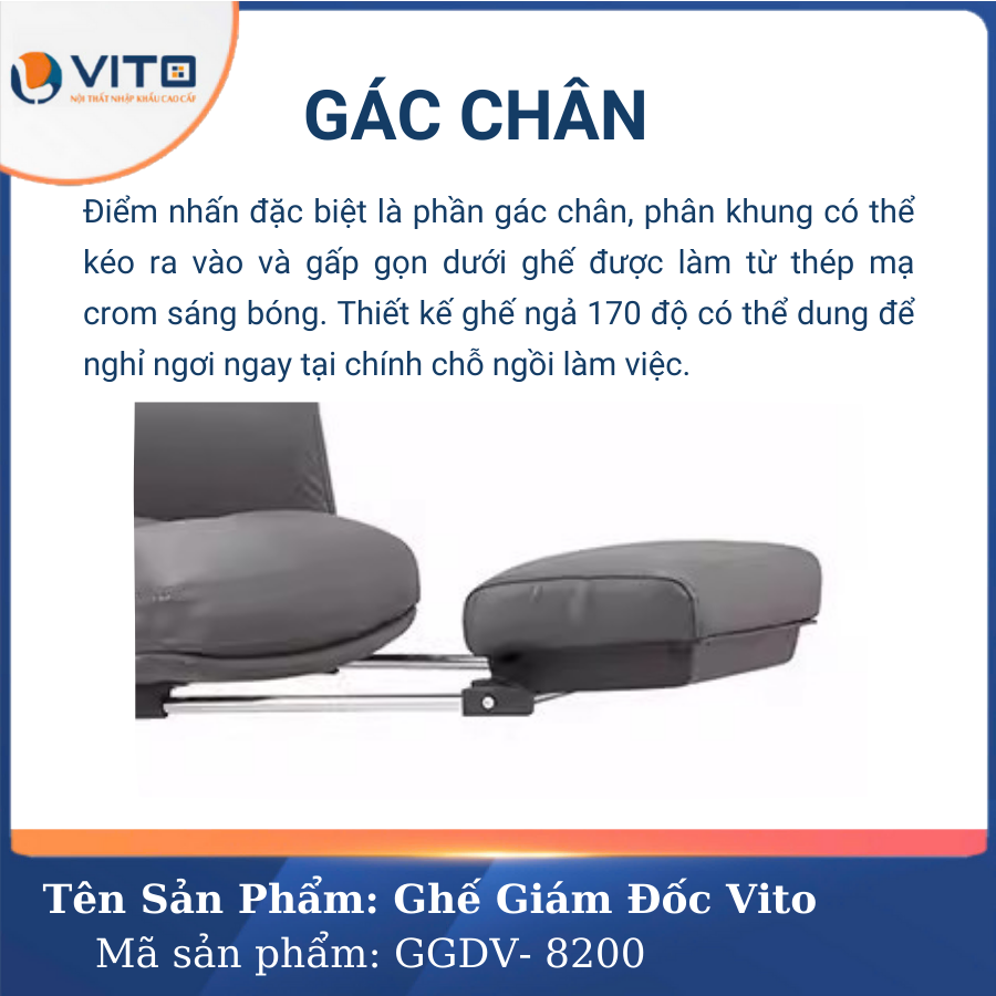 Ghế Giám Đốc Vito GGDV-A8200