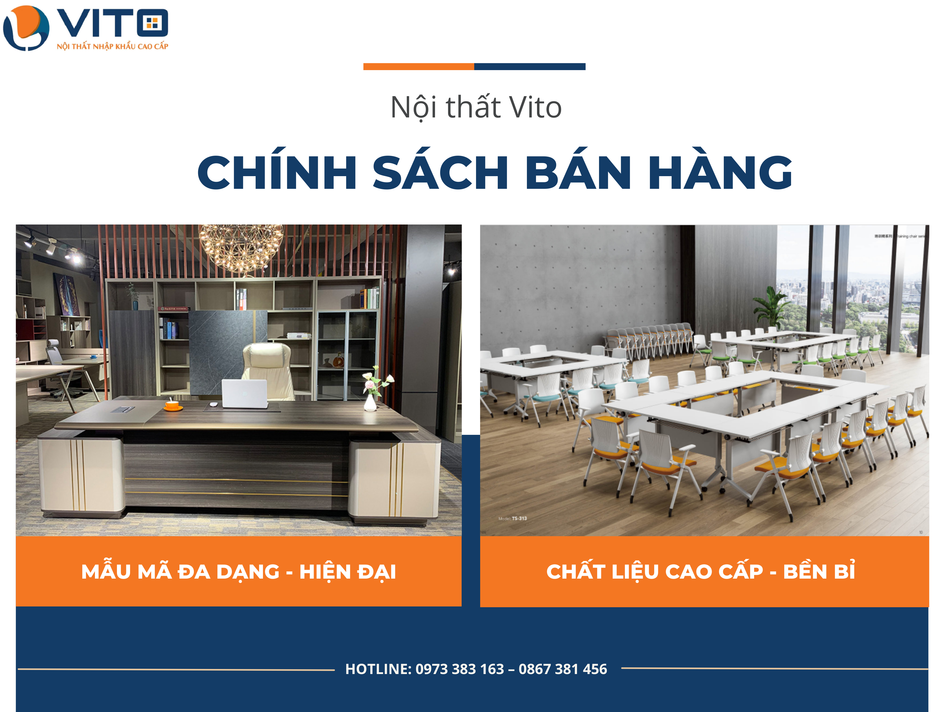 Chính sách bán hàng của Nội thất Vito