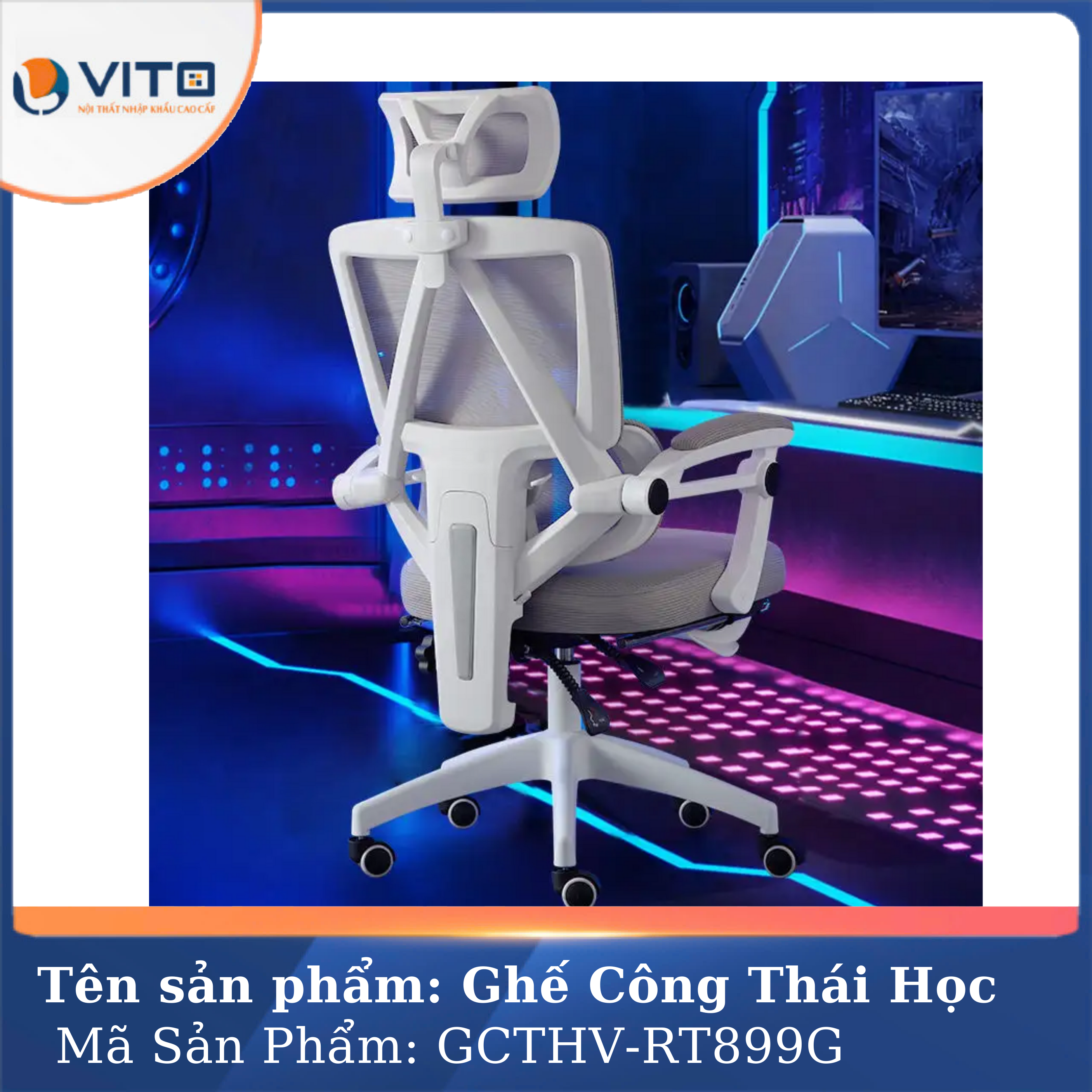 Ghế công thái học Vito GCTHV-RT899G