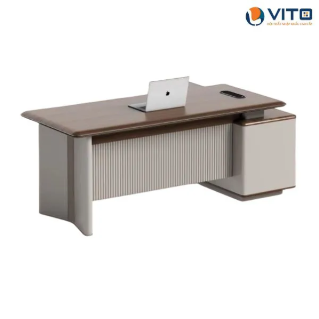 Bàn làm việc chữ L tận dụng góc phòng hiệu quả