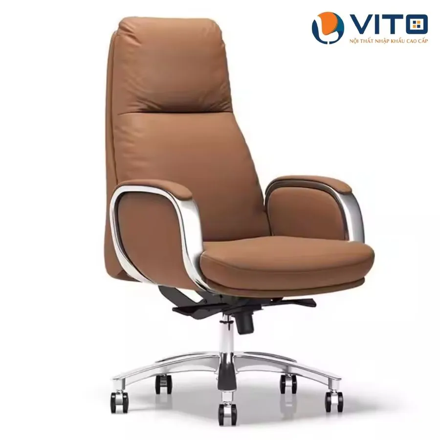 Ghế lãnh đạo da bò Vito GLDV-YS-1815B