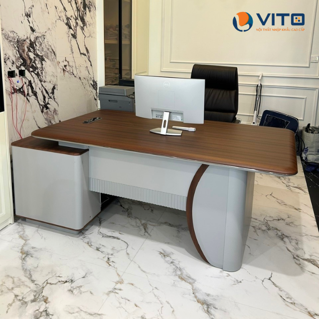 CÁCH CHỌN BÀN CHỦ TỊCH CHO NGƯỜI MỆNH MỘC SANG TRỌNG, HIỆN ĐẠI Bàn chủ tịch cho người mệnh Mộc dành cho lãnh đạo