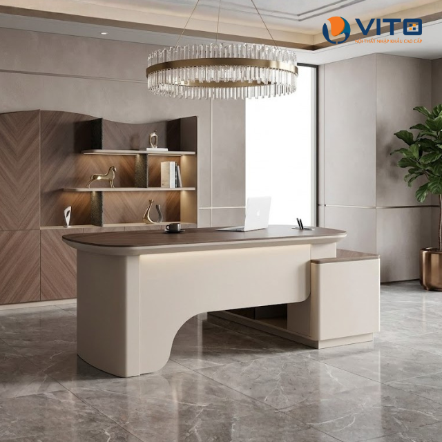 CÁCH CHỌN BÀN CHỦ TỊCH CHO NGƯỜI MỆNH MỘC SANG TRỌNG, HIỆN ĐẠI Bàn chủ tịch cho người mệnh Mộc sang trọng