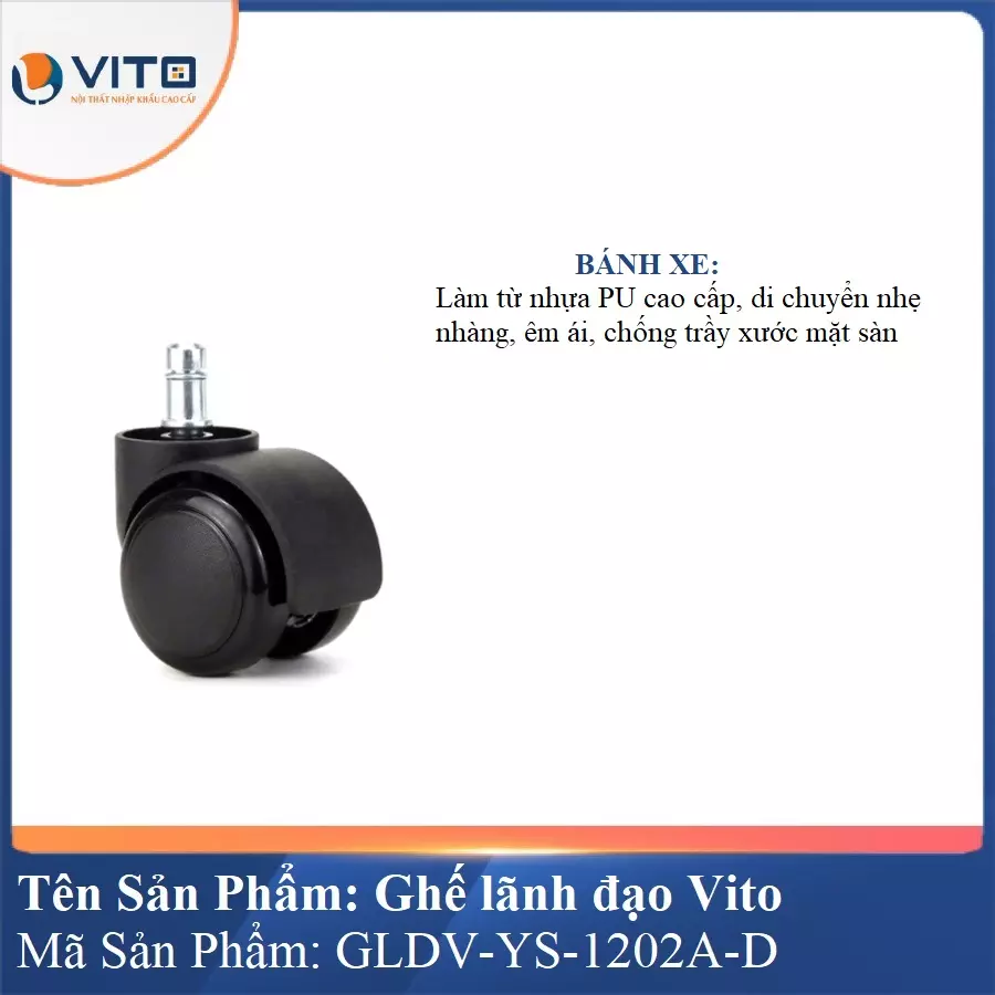 Ghế Lãnh Đạo Da GLDV-YS-1202A-D