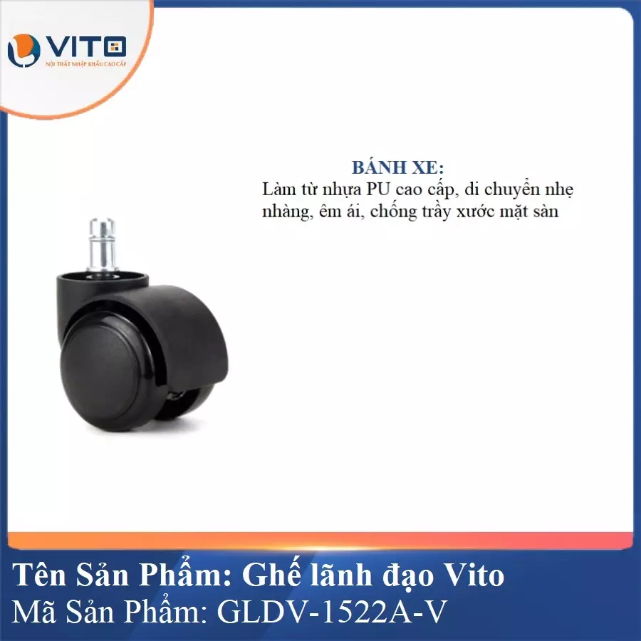 Ghế lãnh đạo da Vito GLDV-1522A-V