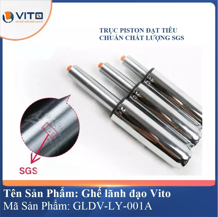 Ghế lãnh đạo da bò Vito GLDV-LY-001A