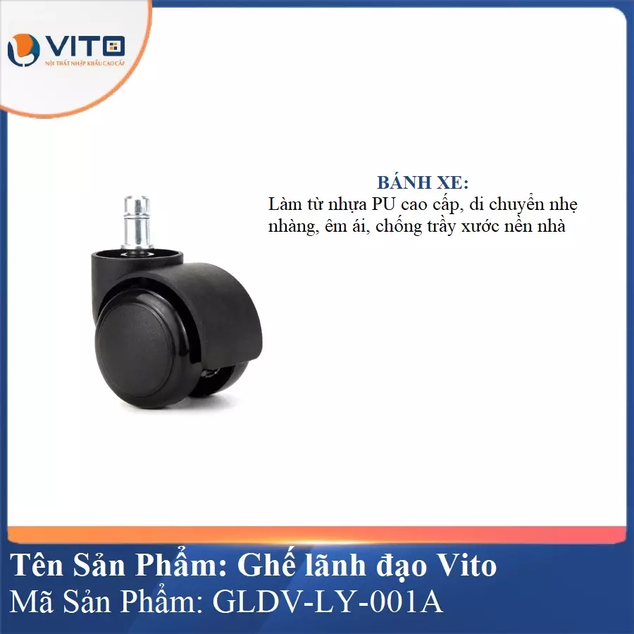 Ghế lãnh đạo da bò Vito GLDV-LY-001A