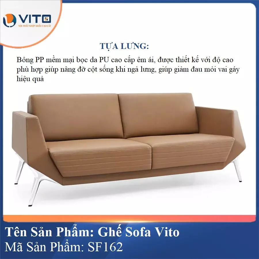 Bộ Ghế Sofa da cao cấp Vito SF162