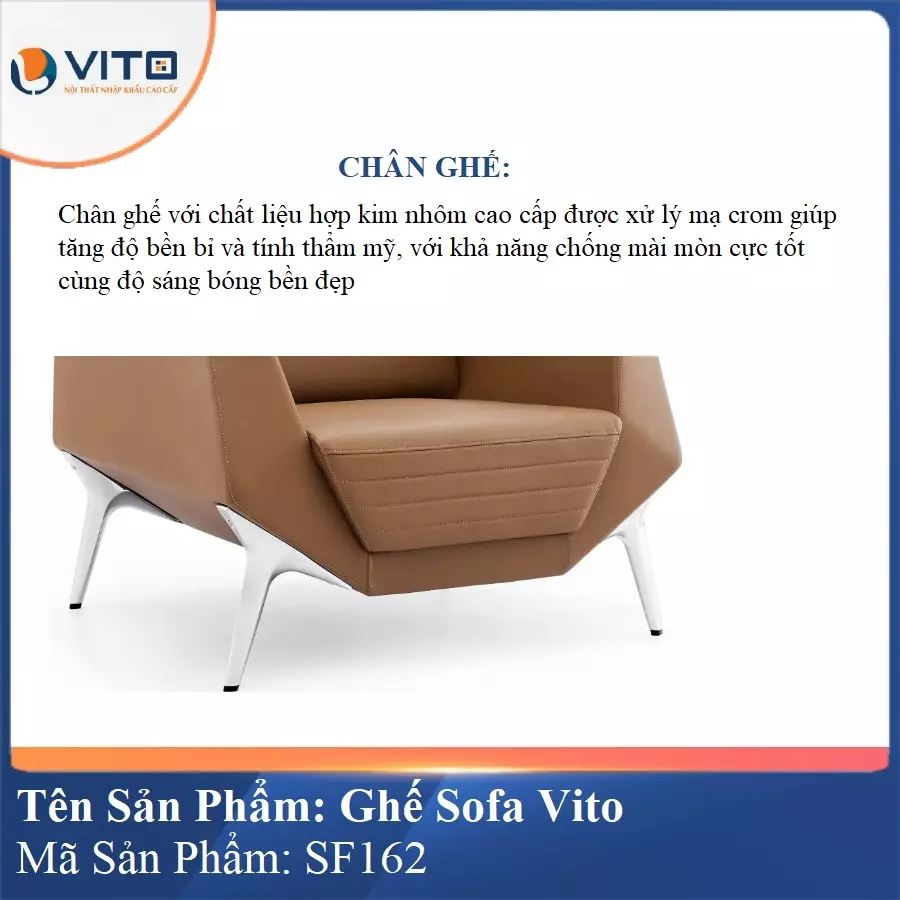 Bộ Ghế Sofa da cao cấp Vito SF162