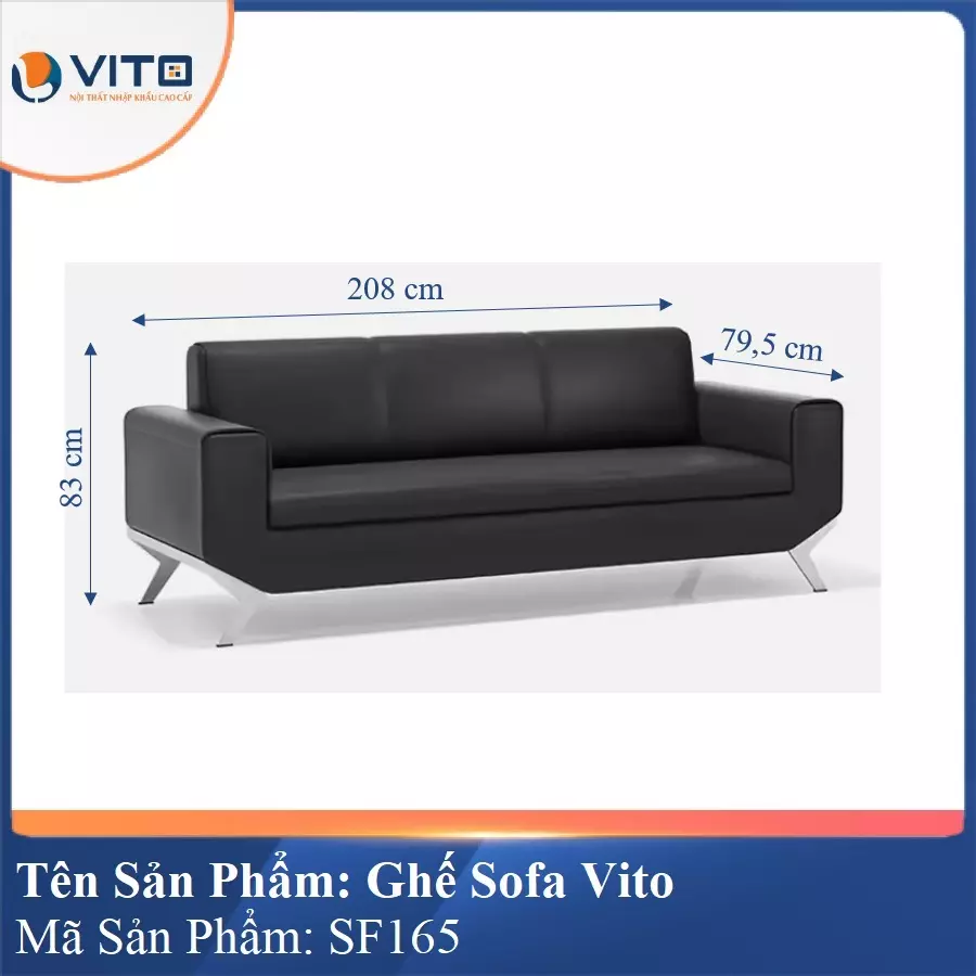 Bộ Ghế Sofa da cao cấp Vito SF165