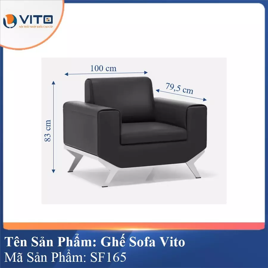 Bộ Ghế Sofa da cao cấp Vito SF165