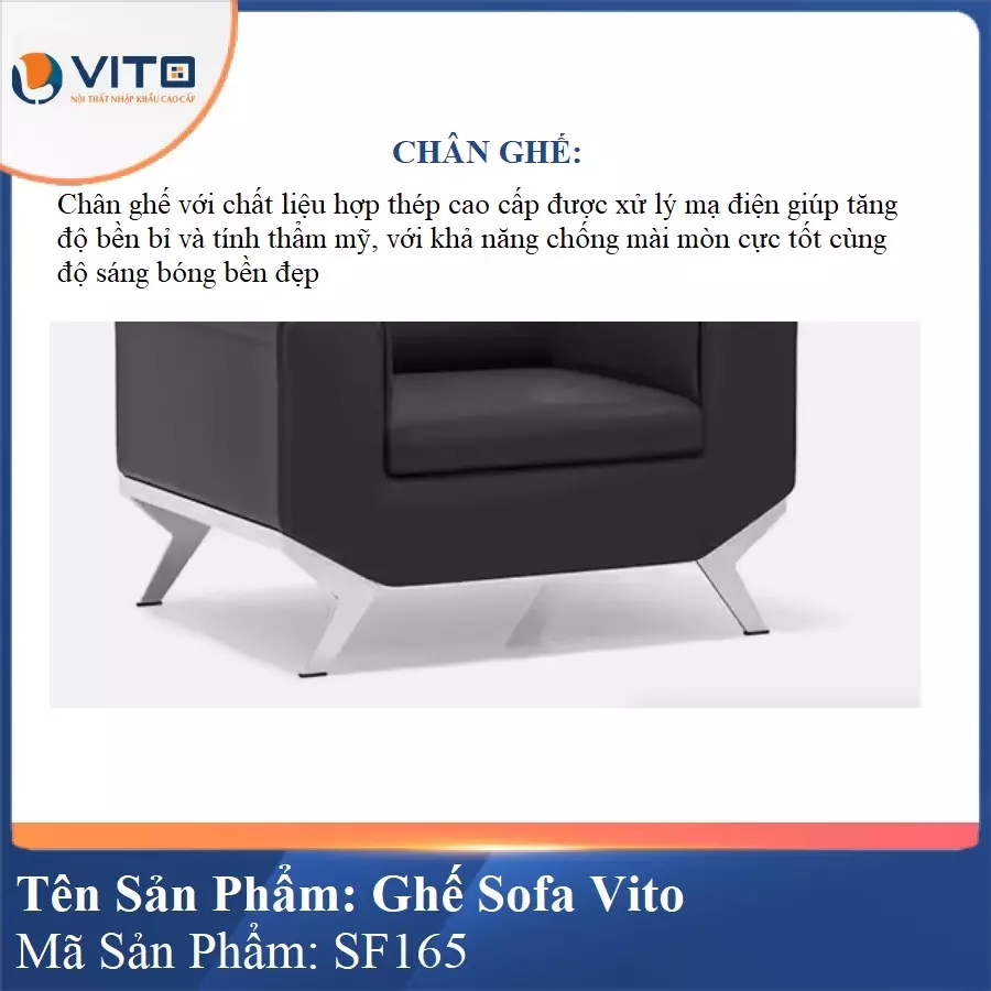 Bộ Ghế Sofa da cao cấp Vito SF165