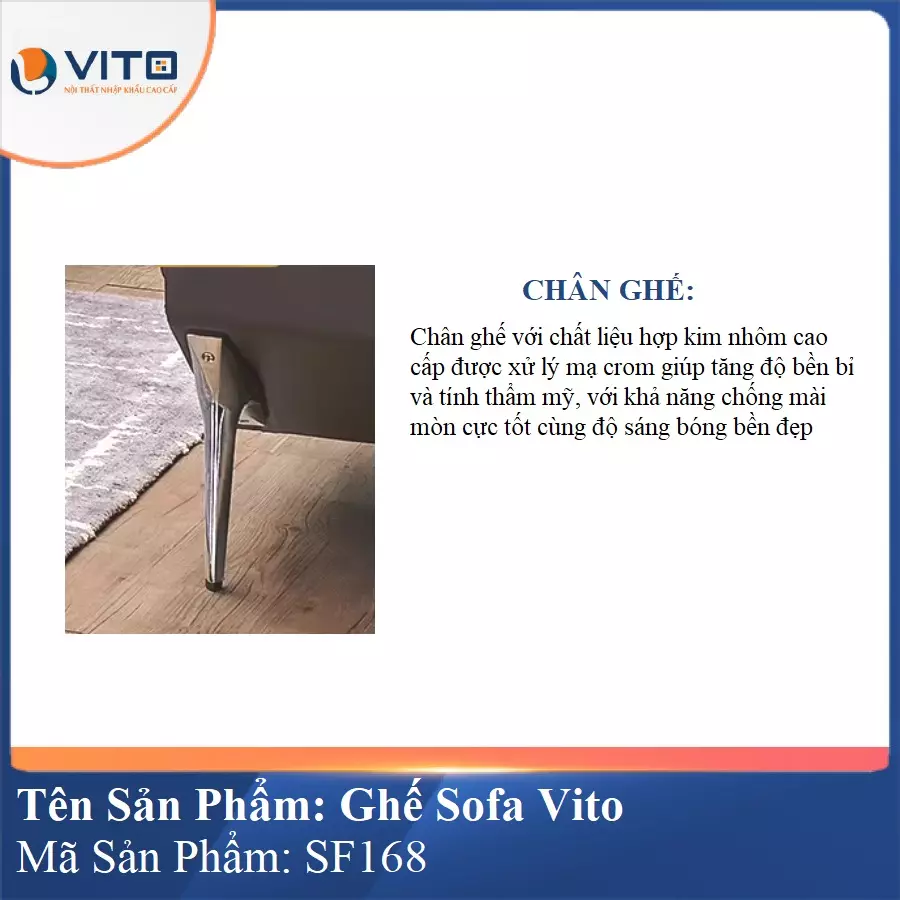 Bộ Ghế Sofa da cao cấp Vito SF168