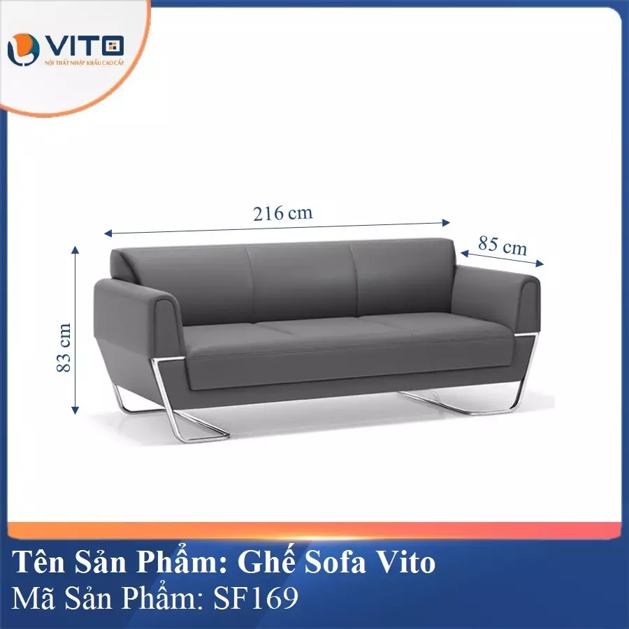 Bộ Ghế Sofa da cao cấp Vito SF169