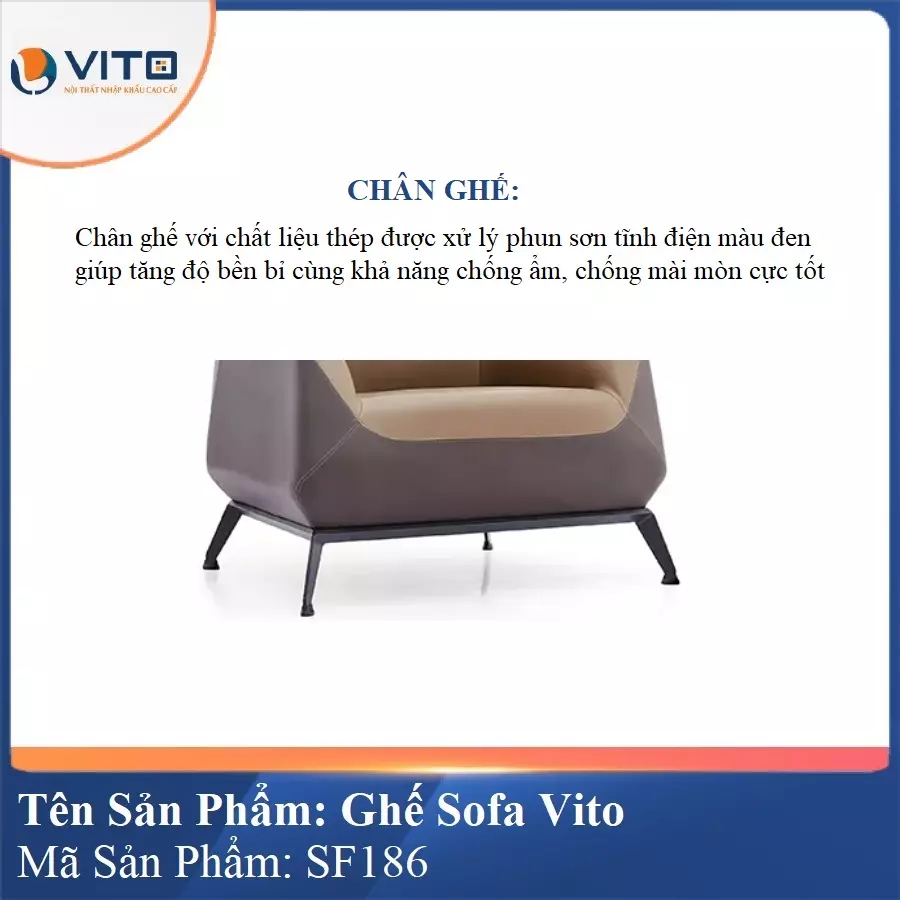 Bộ Ghế Sofa da cao cấp Vito SF186