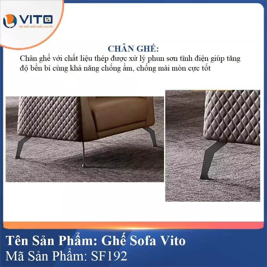 Bộ Ghế Sofa da cao cấp Vito SF192