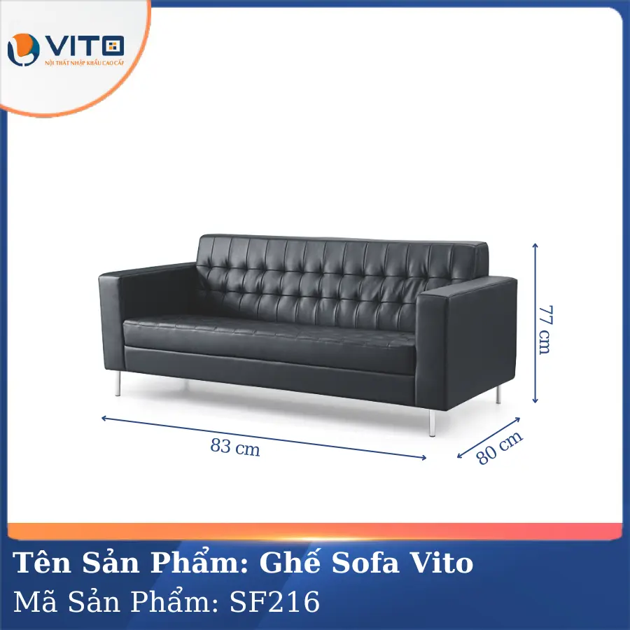 Bộ Ghế Sofa da cao cấp Vito SF216