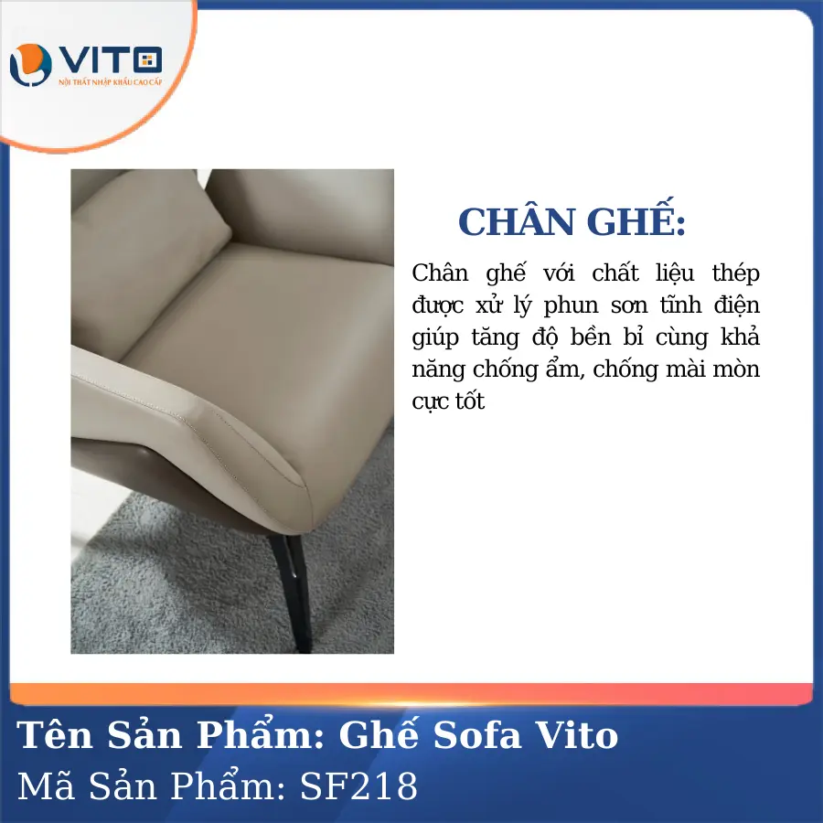 Bộ Ghế Sofa da cao cấp Vito SF218