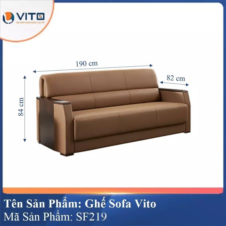 Bộ Ghế Sofa da cao cấp Vito SF219