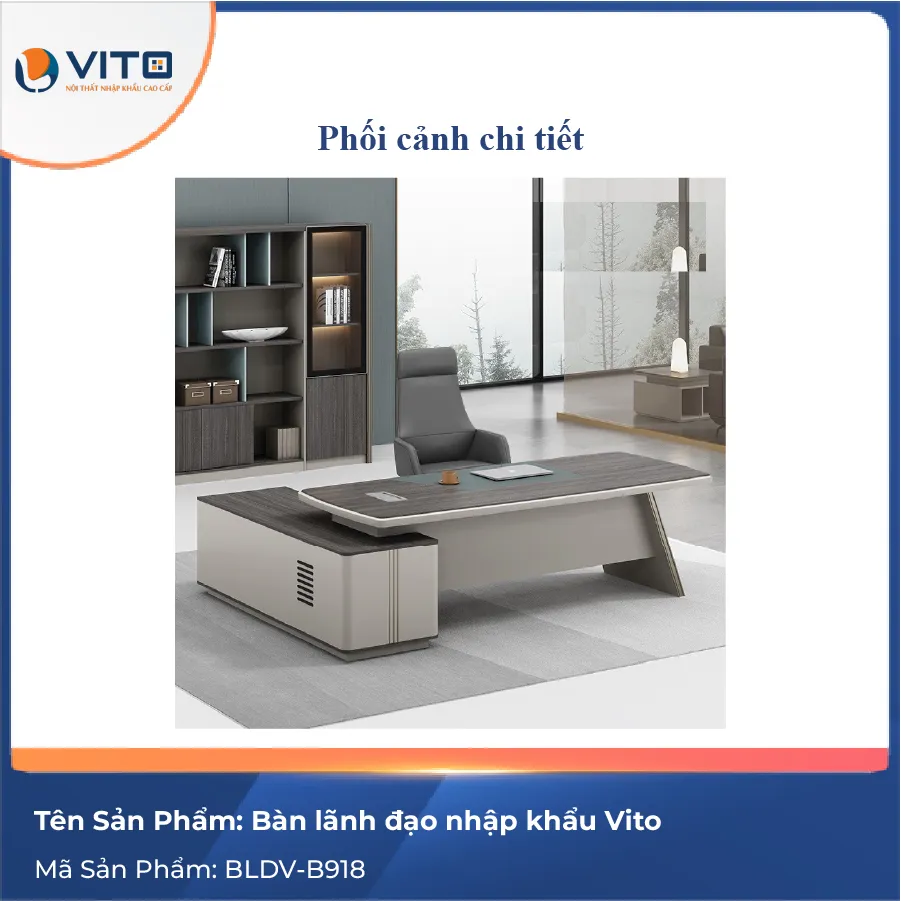 Bàn lãnh đạo nhập khẩu Vito 2m BLDV-B918