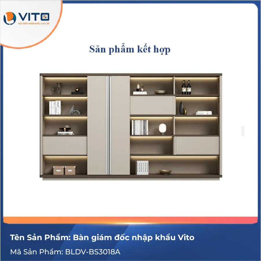 Bàn lãnh đạo nhập khẩu Vito BLDV-BS3018A