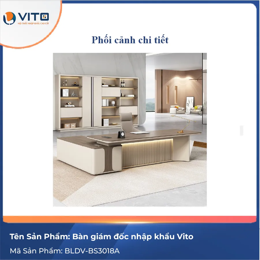 Bàn lãnh đạo nhập khẩu Vito BLDV-BS3018A