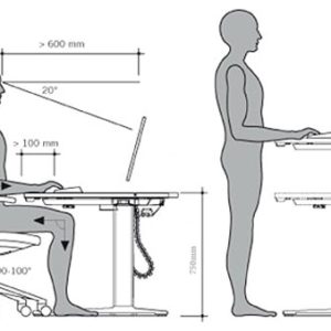 Chiều cao bàn làm việc tiêu chuẩn hợp vóc dáng người Việt