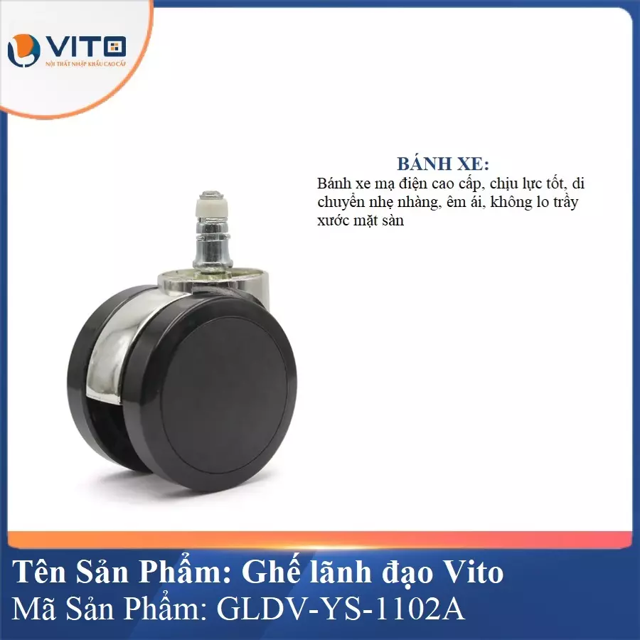 Ghế lãnh đạo da bò Vito GLDV-YS-1102A