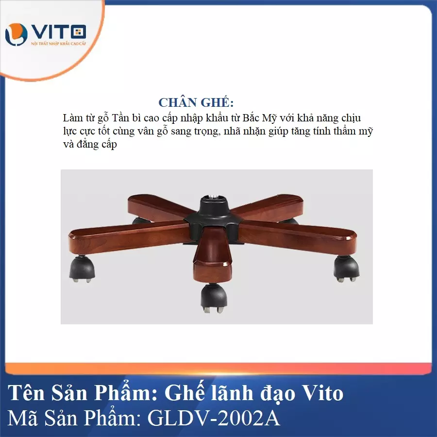 Ghế Lãnh Đạo Da Vito GLDV-2002A