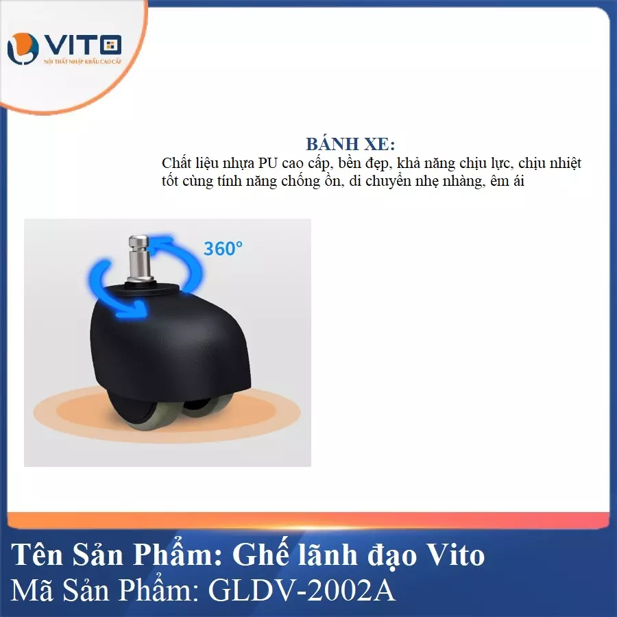 Ghế Lãnh Đạo Da Vito GLDV-2002A