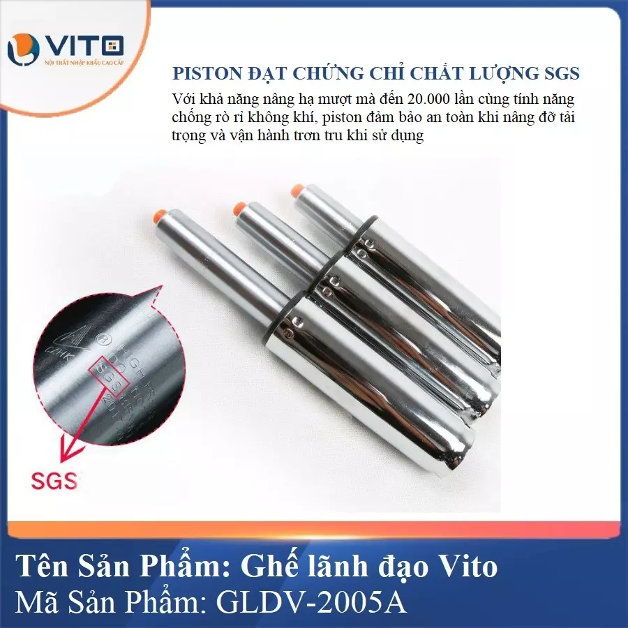 Ghế Lãnh Đạo Da Vito GLDV-2005A