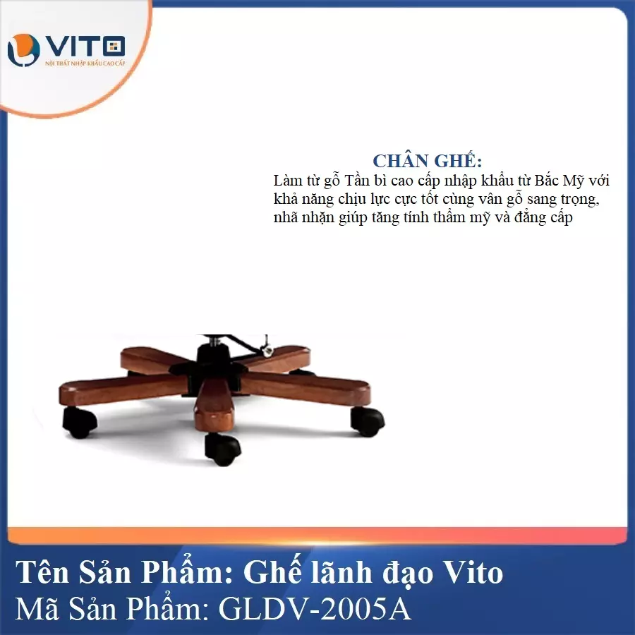 Ghế Lãnh Đạo Da Vito GLDV-2005A