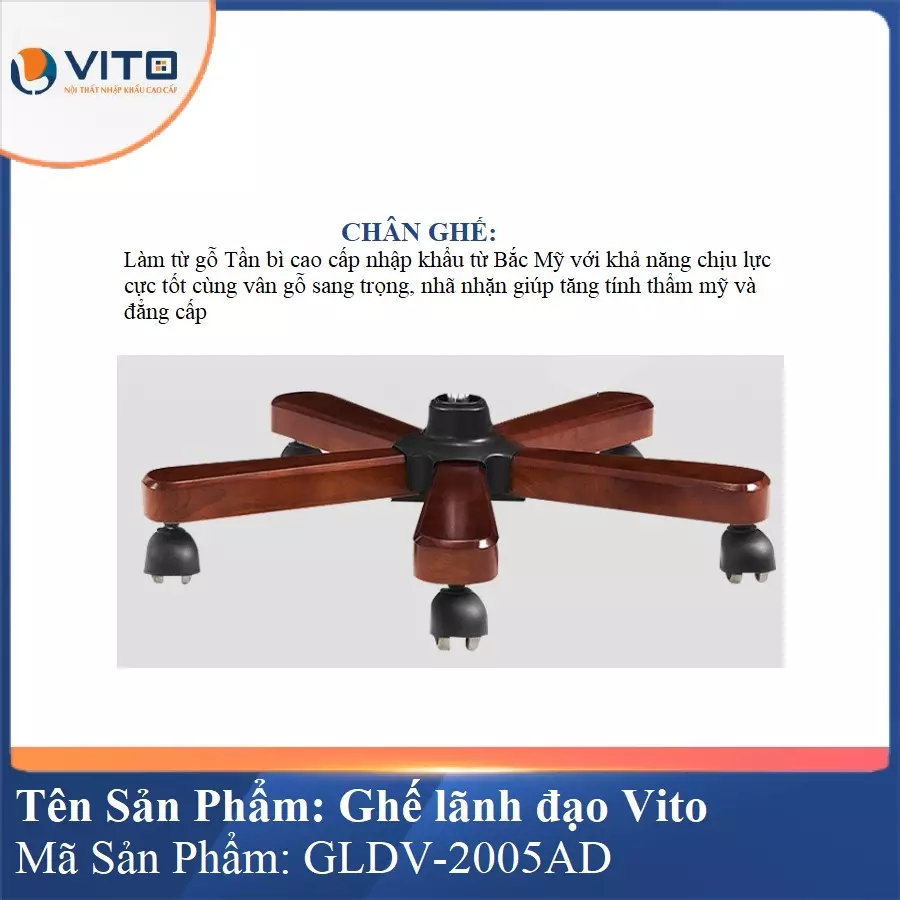 Ghế Lãnh Đạo Da Vito GLDV-2005AD