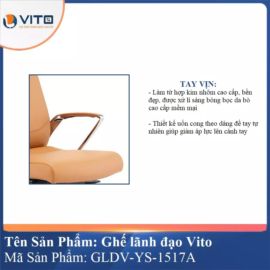 Ghế Lãnh Đạo Da Vito GLDV-YS-1517A